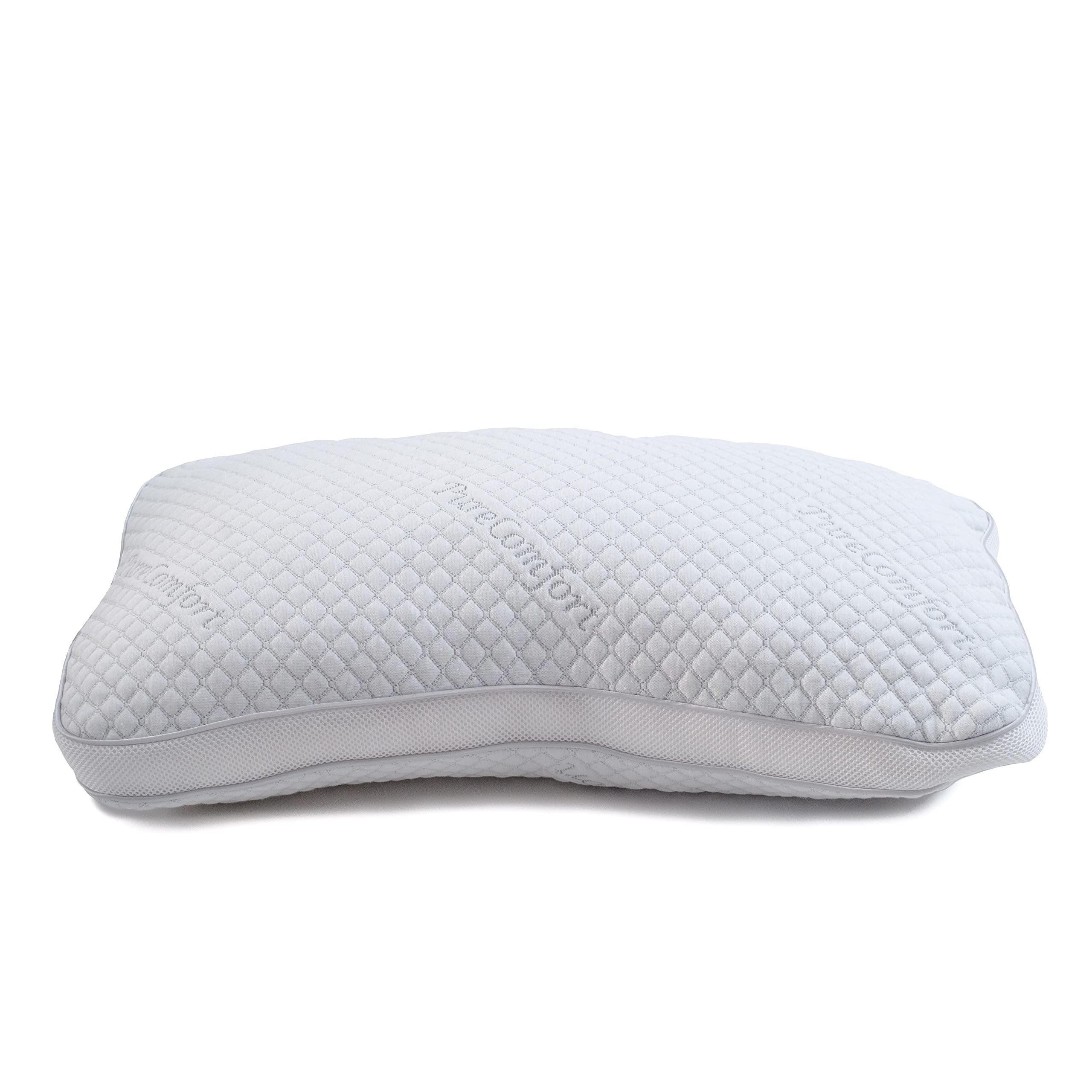 PureComfort Curved Pillow - Adjustable Side Sleeper Pillow for